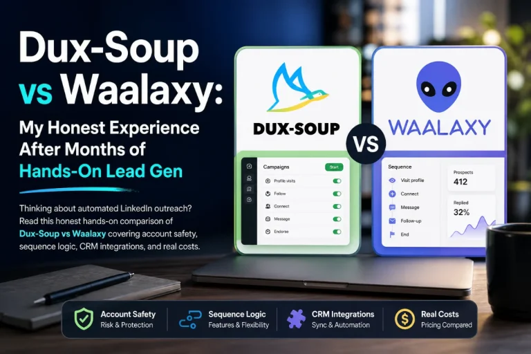 Dux-Soup vs Waalaxy: My Honest Experience After Months of Hands-On Lead Gen Featured Thumbnail