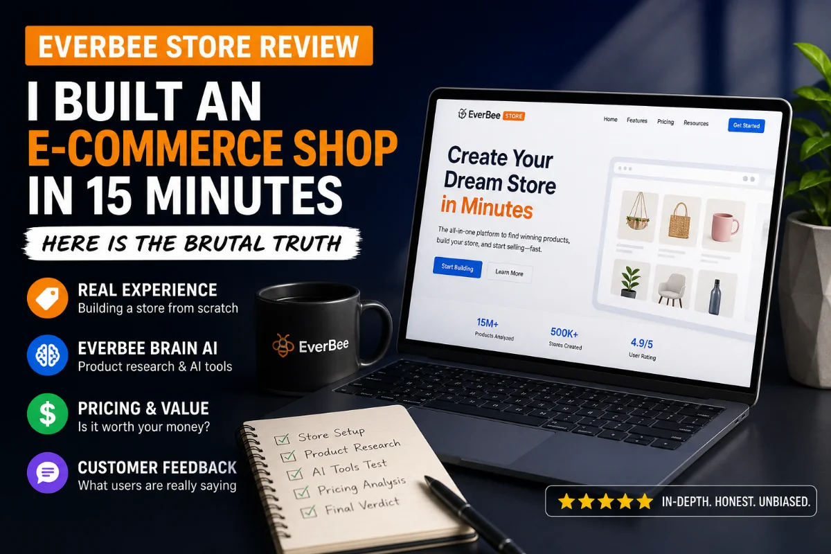 EverBee Store Review: I Built an E-Commerce Shop in 15 Minutes — Here Is the Brutal Truth Featured Thumbnail